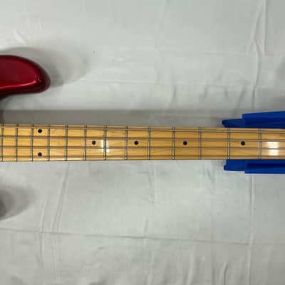Kramer Striker 700ST Bass Guitar - Red MISSING NECK STRAP STUD image 3