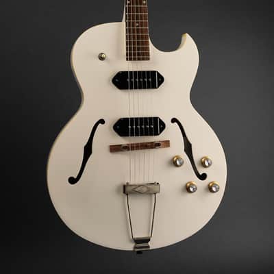 2019 Epiphone George Thorogood Signature White Fang ED-125 TDC Bone White image 4