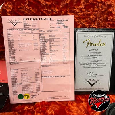 Fender   Custom Shop 62 Stratocaster Relic Antique Olympic White image 3