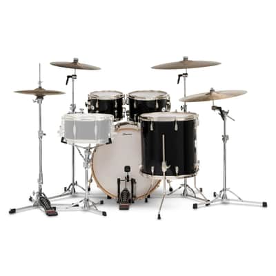 Slingerland Studio King 4pc Drum Set 22/10/12/16 Del Norte Black image 3