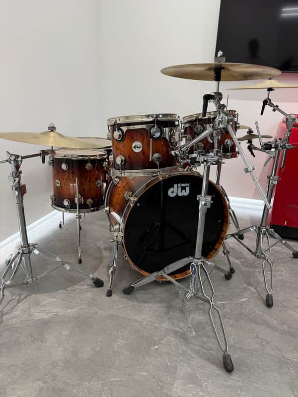 DW Collectors Exotic Complete Drum Set Zildjiam K DW9000 Like New Used Mint Kit image 1
