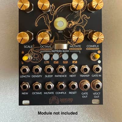 Proteus Panel Kit with Special Darklord Edition Eurorack Toolset and gold knobs image 1