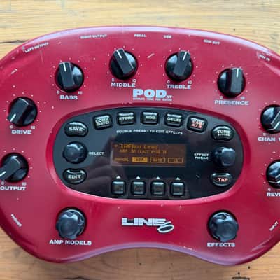 Line 6 POD xt Multi-Effect and Amp Modeler 2002 - 2006 - Red image 4