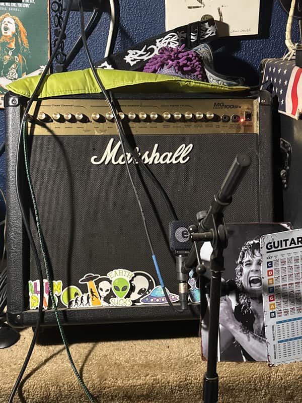 Marshall MG MG100DFX 2-Channel 100-Watt 1x12 Solid State Guitar Combo 2004 - 2008 - Black image 1