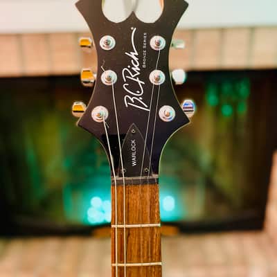 BC RICH Kerry King War Tribal Warlock  2004 - Red With Platinum Tribal Bronze Series image 12