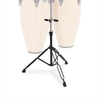 Latin Percussion LP290S Slide-Mount Double Conga Stand w/ Wheels
