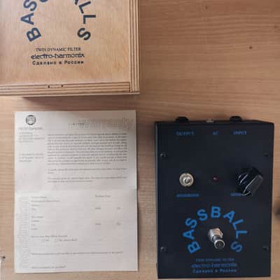 Electro-Harmonix Russian Bass Balls 1990s original Russian wood box Black Envelope Filter image 21