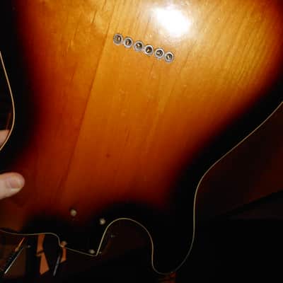fender Custom Telecaster 1961  (rare)- Sunburst (refin), replaced neck, Super Rare Blonde Fender case!! image 14