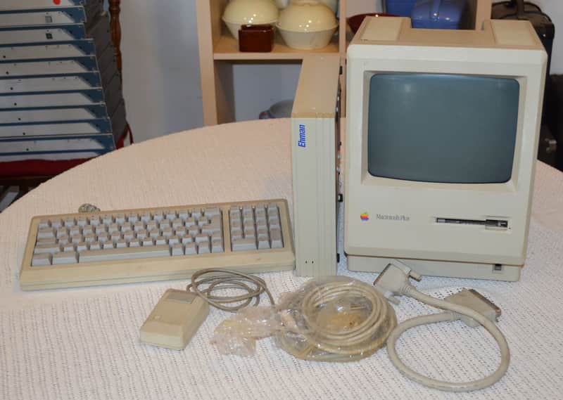 Macintosh Plus Computer with Accessories, Collectible! (80s?) image 1