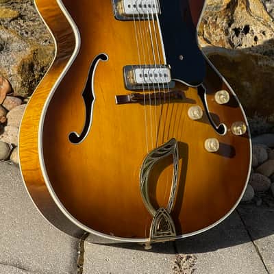 Guild X-500 1958 - stunning Honey'burst example w/factory White D'Armond pickups ! image 3