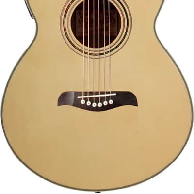 Oscar Schmidt Concert Acoustic Electric Guitar - Natural - OG10CEN image 1
