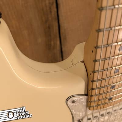 Fender Standard MIM Arctic White Fat Strat 2005 USED image 8