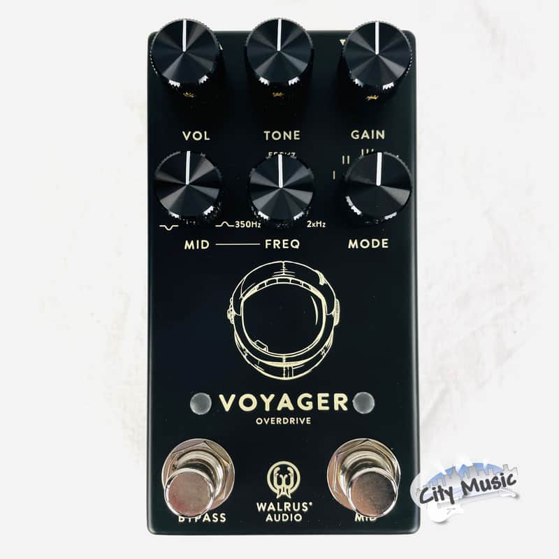 Used Walrus Audio Voyager MKII Preamp Overdrive Guitar Effects Pedal Black ♫ image 1