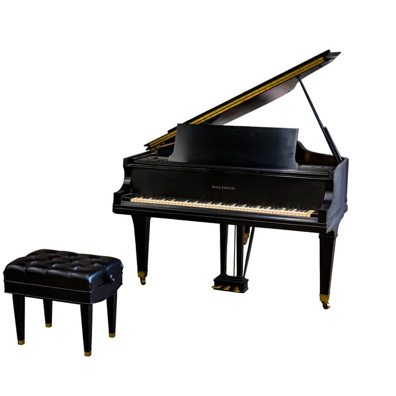 Baldwin Artist Series Grand Piano – Model L (6’3”) Matte Ebony image 1