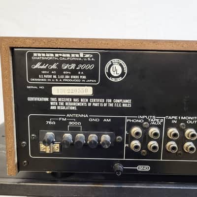 Marantz SR2000 1980's - Serviced/Re-capped image 9