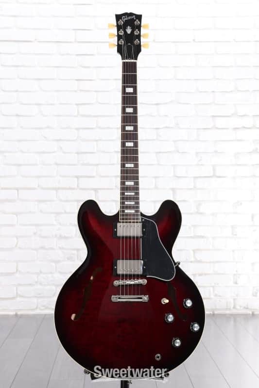 Gibson ES-335 Figured Semi-hollowbody Electric Guitar - Blood Moon Burst (ES35F00MNNHd2) image 1