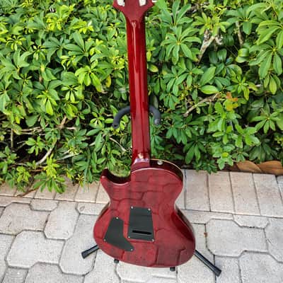 PRS Singlecut Trem 10 Top Birds Black Cherry Pre-Lawsuit Model *UNPLAYED* 2003 image 13
