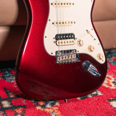 Fender American Standard Stratocaster HSS in Bordeaux Metallic, Pre-Owned image 2