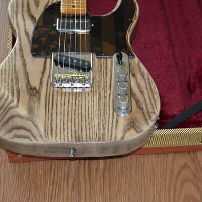 Custom Build Tele-Style SH Guitar - LOLLAR Pickups, Natural Aged ASH Wood Finish image 3
