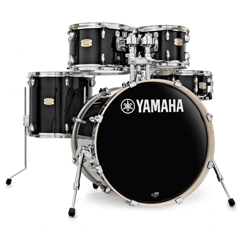 Yamaha Stage Custom Drum Kit Shell Pack, Raven Black SBP2F5RBL image 1
