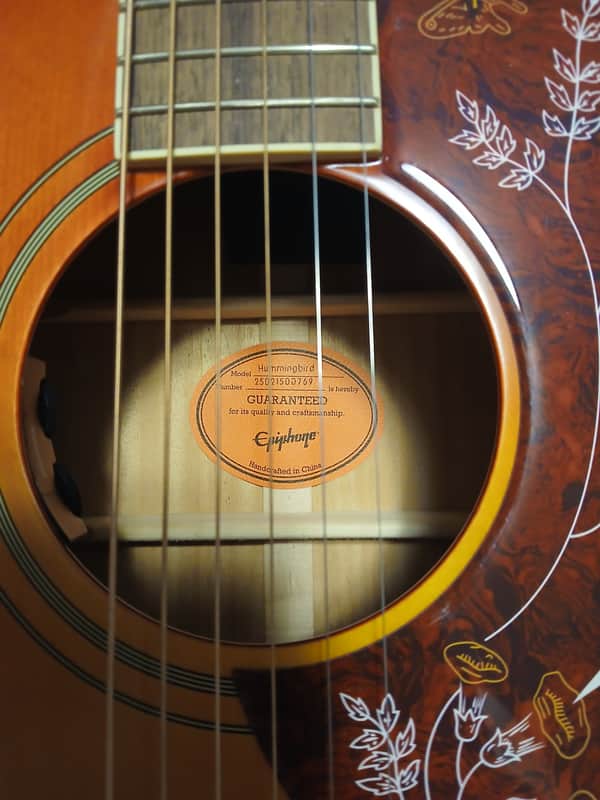 Epiphone Hummingbird Standard  2025 - Cherry sunburst image 1