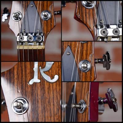 B.C.Rich Mockingbird Custom Tremolo Ultraviolet Sunburst 1985 w/Hardshell Case image 12