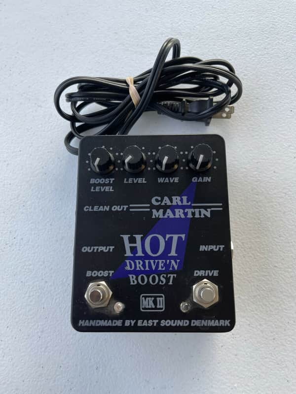 Carl Martin Hot Drive ‘N Boost MKII Overdrive Distortion Guitar Effect Pedal image 1