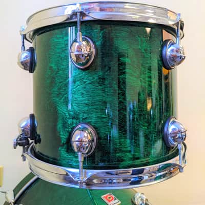 Premier Genista 12x10 Tom. Terraverdi (Green) Lacquer. Scandinavian Birch Shell. image 7