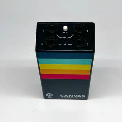 Walrus Audio Canvas Stereo Dual Line Isolator Direct Box 2022 - Present - Black w/ Rainbow Graphic image 3