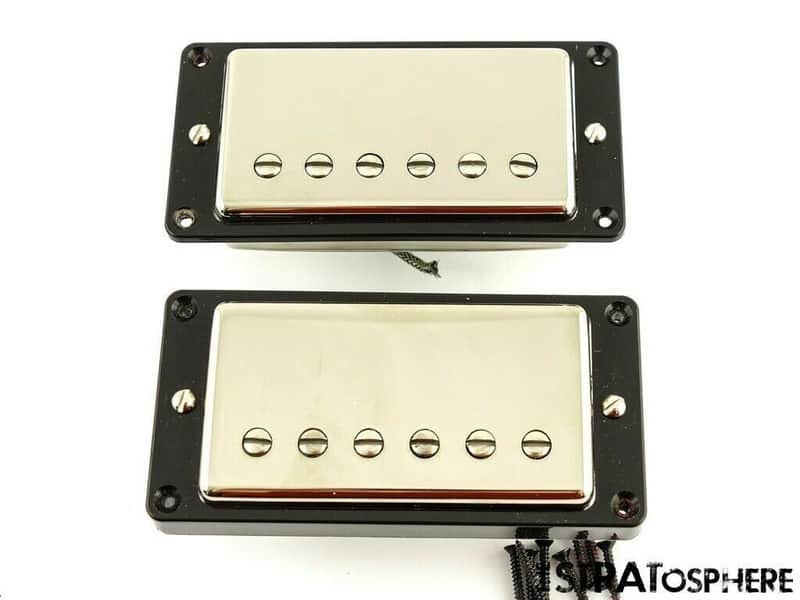 USA Gibson SG Standard 61R 61T Burstbucker PICKUP SET American - Nickel! image 1