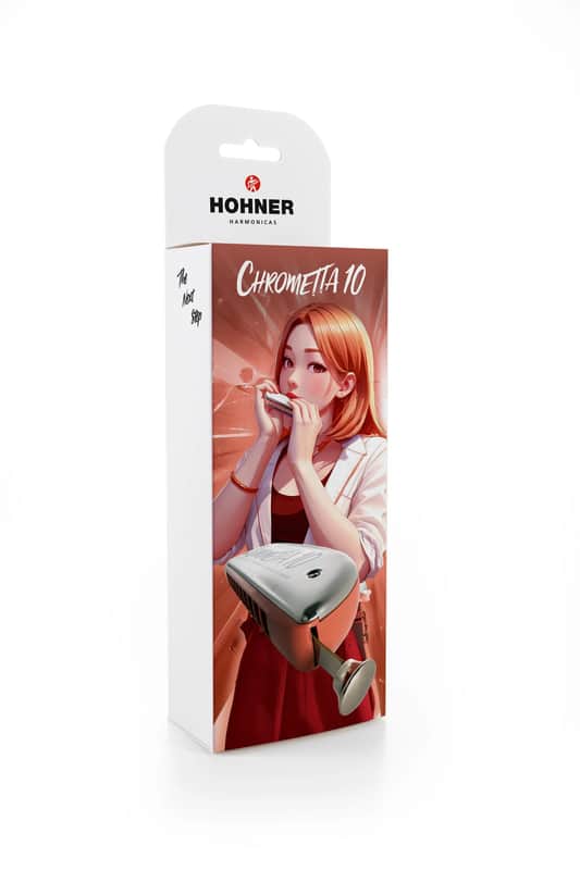 Hohner Chrometta 10 Color Key of C image 1