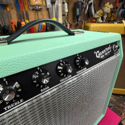 GVT  Vibro Tone JR Handwired NOS Guitar amplifier blackface 1964 / Surf Green Vibro champ  AA764 image 5