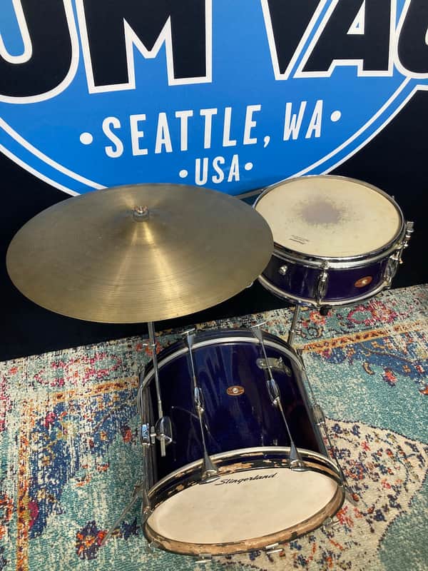 D. J. Fontana Played (Elvis Presley), 1960s Slingerland Shelbyville 2-Piece Studio Drum Set image 1