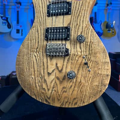 PRS Paul Reed Smith SE Custom 24 Burled Ash Exotic Limited Edition Guitar Natural FREE PLEK! 761 image 1