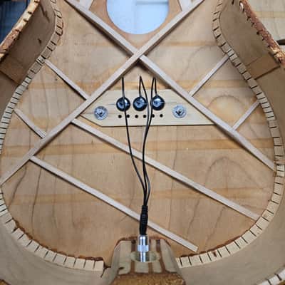 Harmony Barclay 1143 1970 - X-Brace, Neck Rest, Journey Piezo Pickup image 18