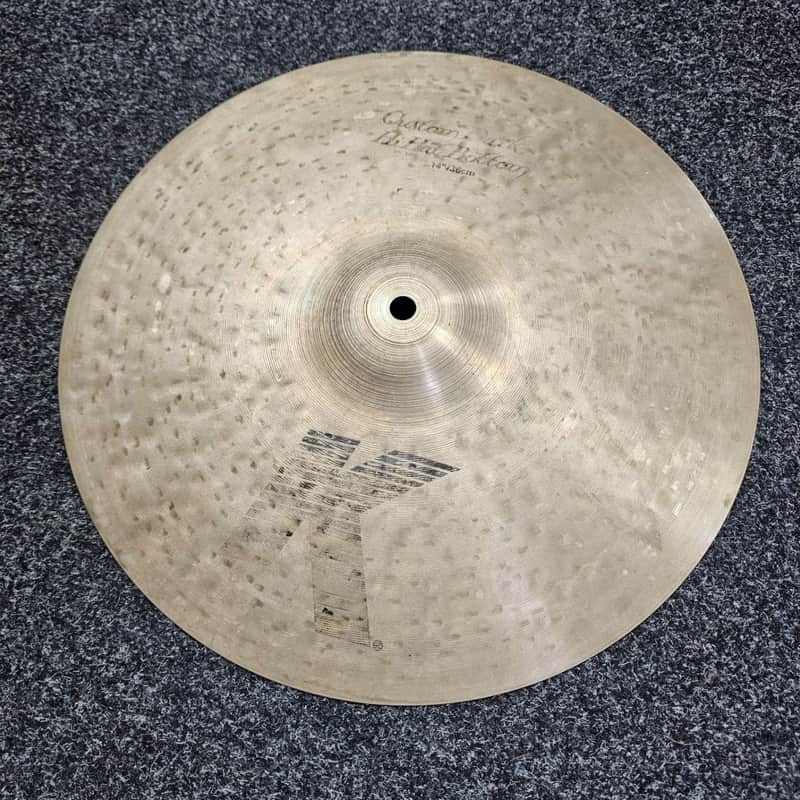 Hi-Hat Cymbal 14" Zildjian K Custom Dark Bottom Only USED! RKBOT110826 image 1