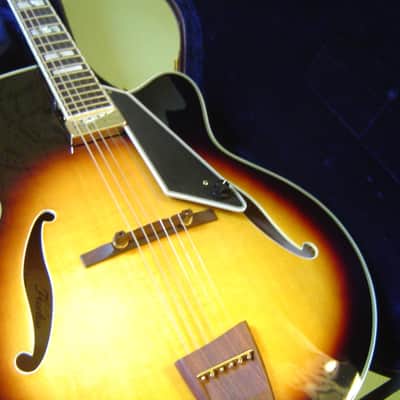 VV: IMMACULATE 2009 Peerless Monarch 17" all-solid archtop jazz guitar w/ leather HSC, Near MINT image 22
