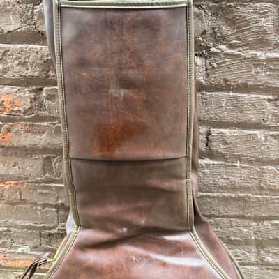 Vintage Simg Brown Acoustic Guitar Gig Bag Soft Case – For Parts/Repair image 3