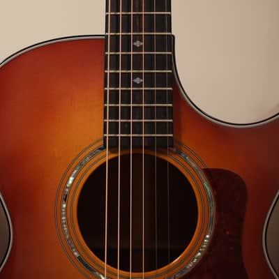 1996 Taylor 512-NG (Nanci Griffith Signature Model - RARE only 100 made) Cherry Sunburst, Florentine image 4