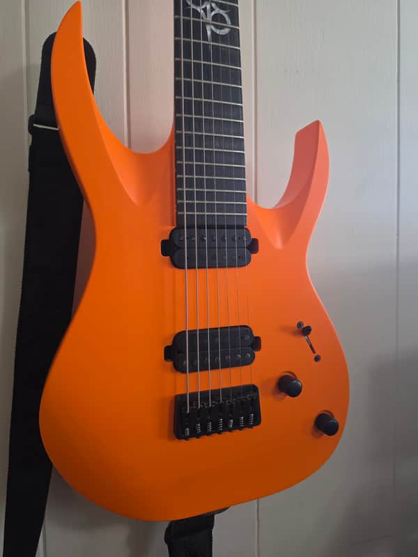 Solar Guitars A2.7 2020s - Orange Neon Matte image 1
