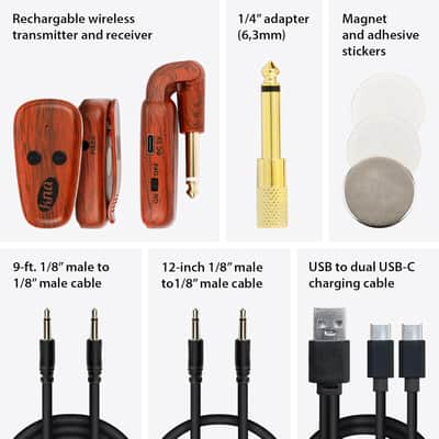 KNA U-Wi Wireless Pickup for Classical and Flamenco Guitars image 3
