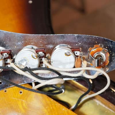 1982 Fender Japan JV Jazz Bass ’62 Vintage Reissue JB62-75 Sunburst MIJ Fujigen image 18