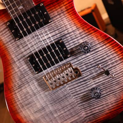 PRS SE Custom 24 - Charcoal Cherry Burst 2509 image 8