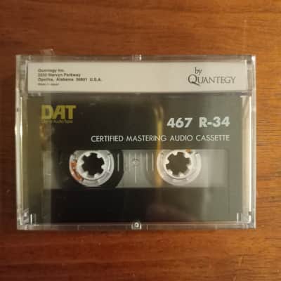 Ampex 467 R-34 by Quantegy Certified Mastering Audio DAT tape sealed image 2