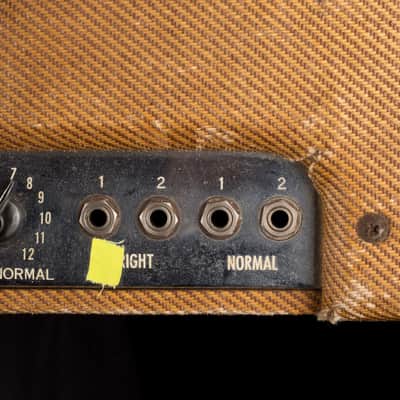 Vintage 1955 Fender Twin Amp Tweed  Guitar Amp Combo - Ry Cooder Collection image 14