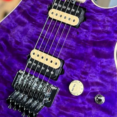Ernie Ball Music Man 30th Anniversary Axis Limited Edition - Translucent Purple Quilt (#34 of 100) image 14