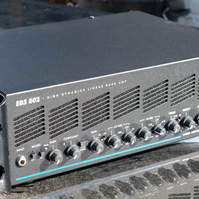 EBS 802 750-Watt Bass Amp Head 2020 - Present - Black image 2