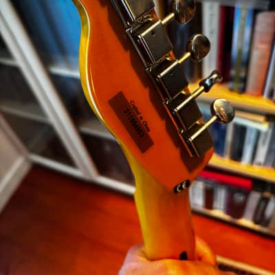 Fender Modern Player Telecaster Plus Honey Burst Solid Body Electric Guitar 2015-18 - Honey Burst image 5