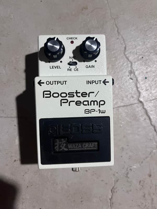 Boss BP-1W Booster / Preamp Waza Craft 2023 - Present - White