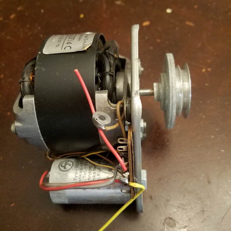 Tandberg 74B 741B Engel Synchronous Motor and Jensen paper capacitor ES4027/4C 165V 60Hz 1964-1966 - Red image 1
